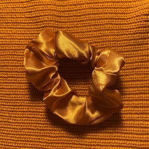 Gold scrunchie